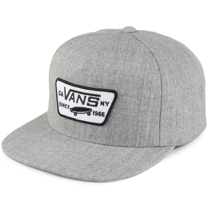 Casquette Snapback Full Patch gris chiné VANS