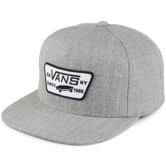Casquette Snapback Full Patch gris chiné VANS