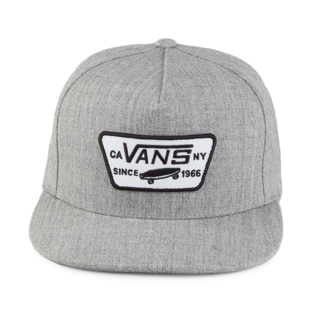Casquette Snapback Full Patch gris chiné VANS
