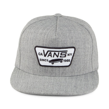 Casquette Snapback Full Patch gris chiné VANS