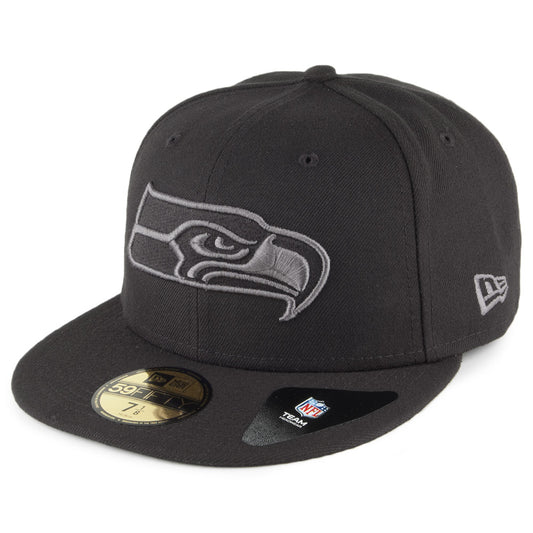 Casquette 59FIFTY Black Graphite Seattle Seahawks noir-gris NEW ERA