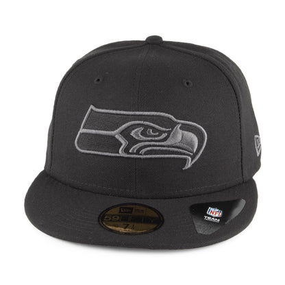 Casquette 59FIFTY Black Graphite Seattle Seahawks noir-gris NEW ERA