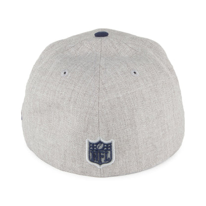 Casquette 59FIFTY Reflective Heather New England Patriots gris-bleu marine NEW ERA