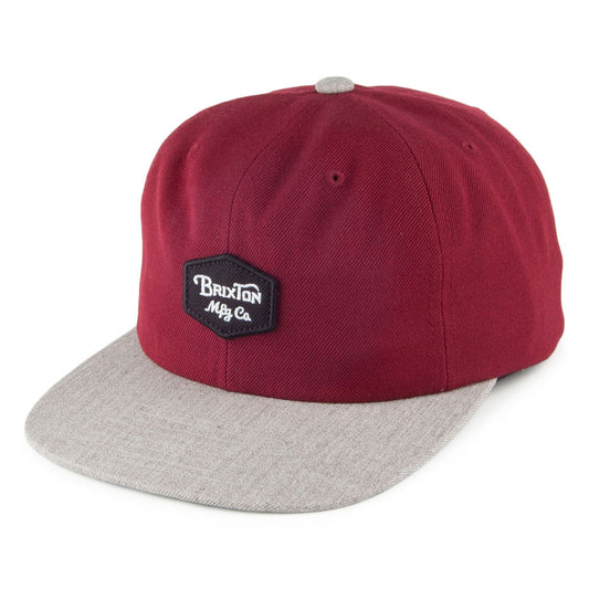 Casquette Snapback Trig bordeaux-gris BRIXTON