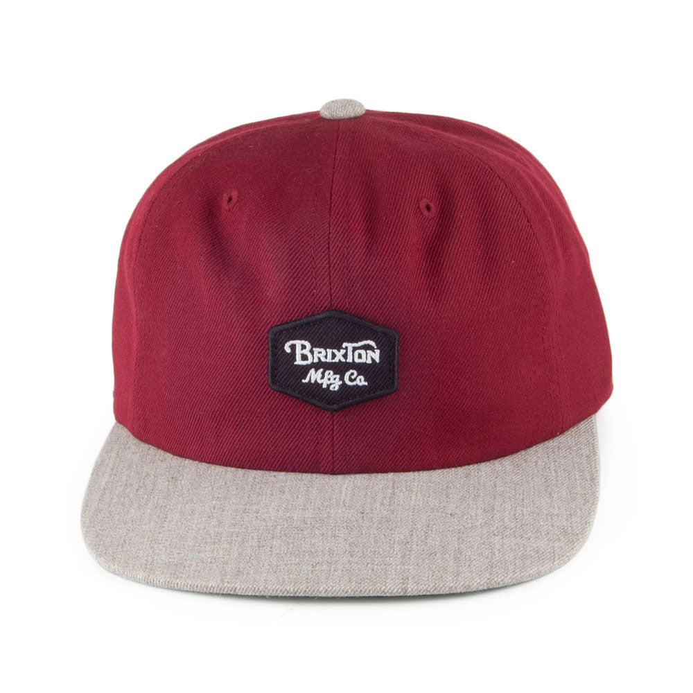 Casquette Snapback Trig bordeaux-gris BRIXTON