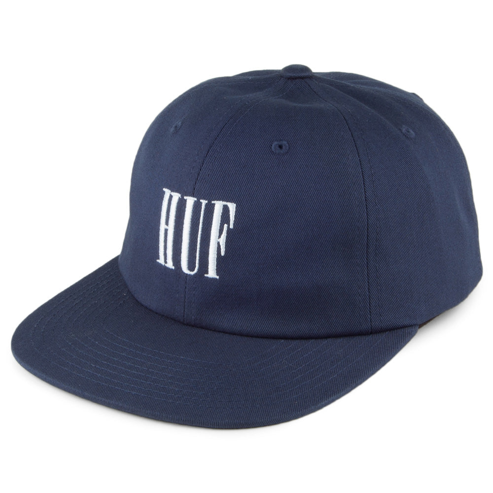Casquette Strapback 6 Panel Marka bleu marine HUF