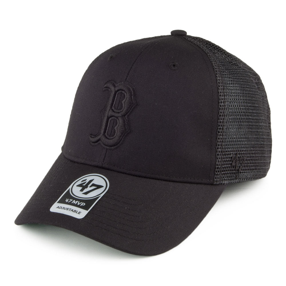Casquette Trucker Branson MVP Boston Red Sox noir sur noir 47 BRAND