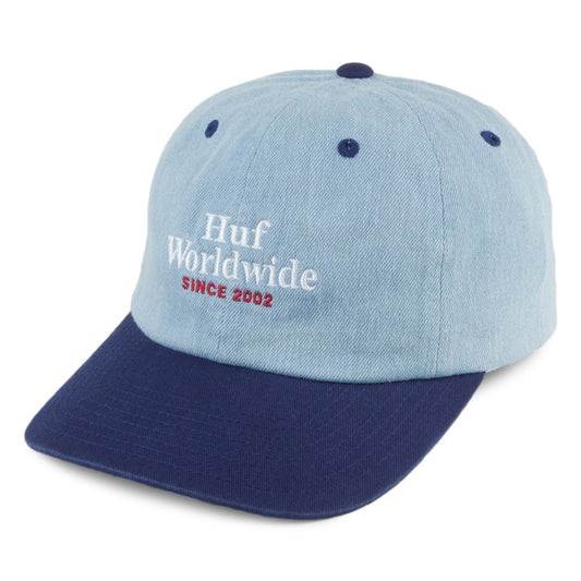Casquette 6 Panel Worldwide Denim jean HUF