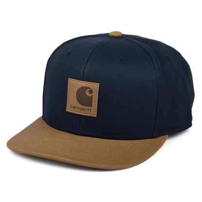 Casquette Snapback Bicolore Logo bleu marine-marron CARHARTT WIP