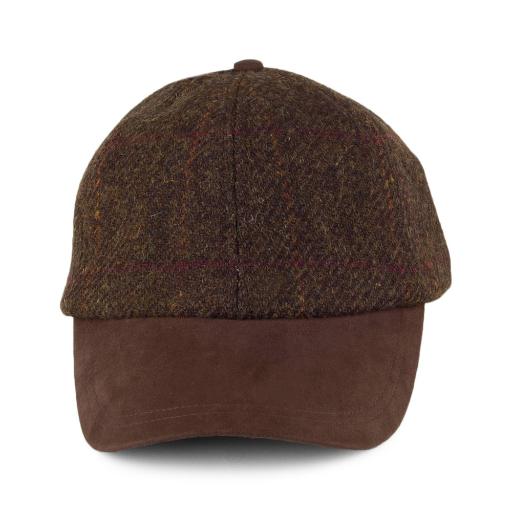Casquette en HARRIS TWEED tourbe FAILSWORTH