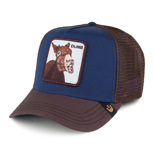 Casquette Trucker Dumbass bleu-marron GOORIN