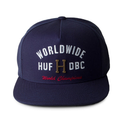 Casquette Strapback Metal H bleu marine HUF