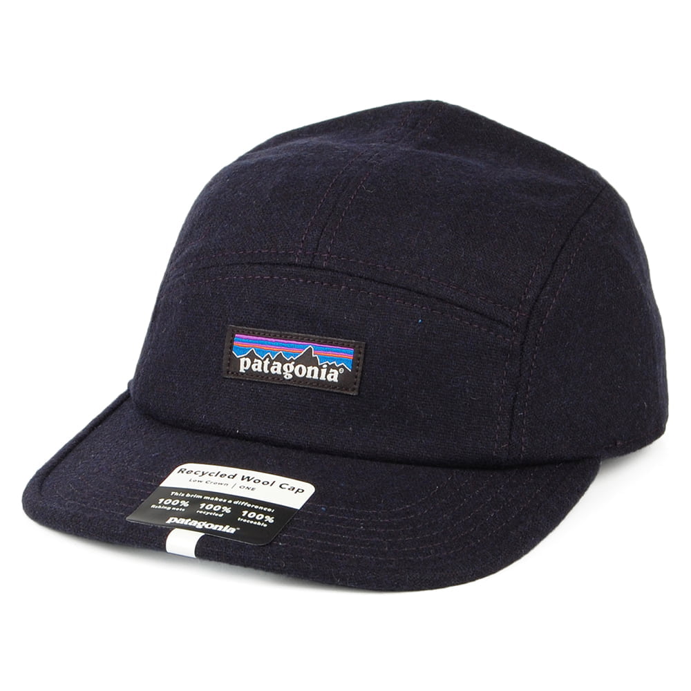 Casquette 5 Panel en Laine Recyclée bleu marine PATAGONIA