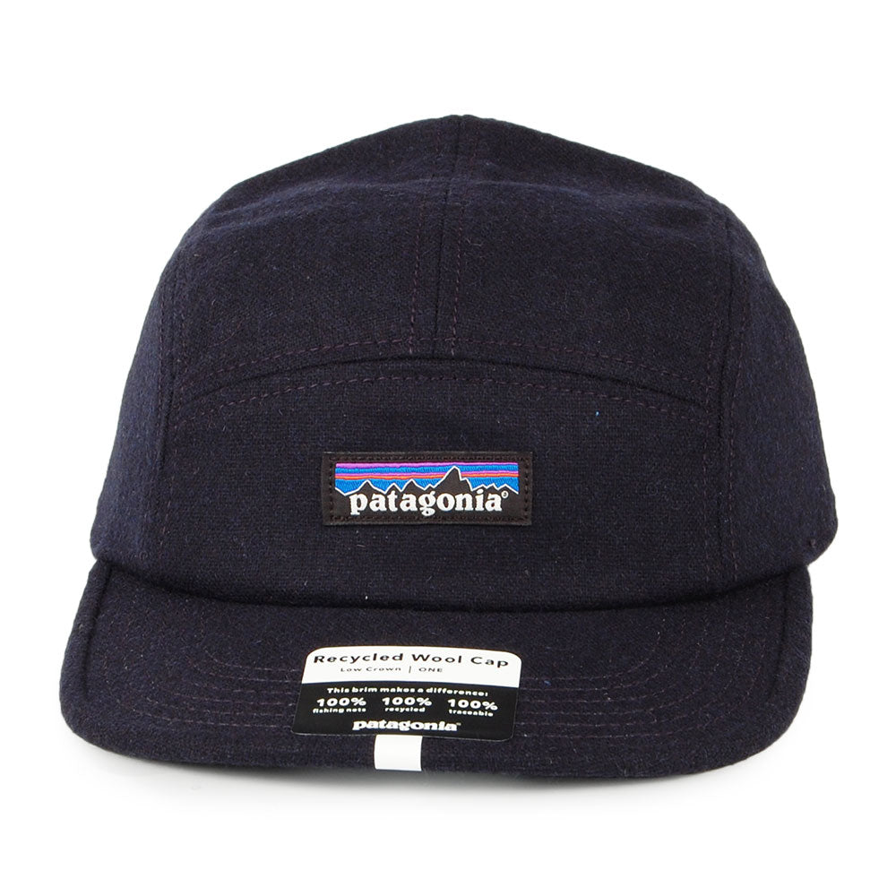 Casquette 5 Panel en Laine Recyclée bleu marine PATAGONIA