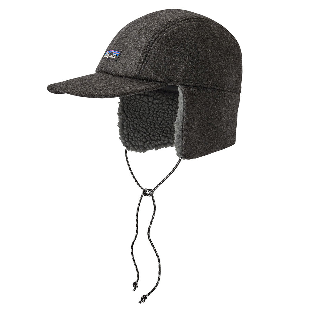 Casquette avec Protège-Oreilles en Laine Recyclée gris PATAGONIA
