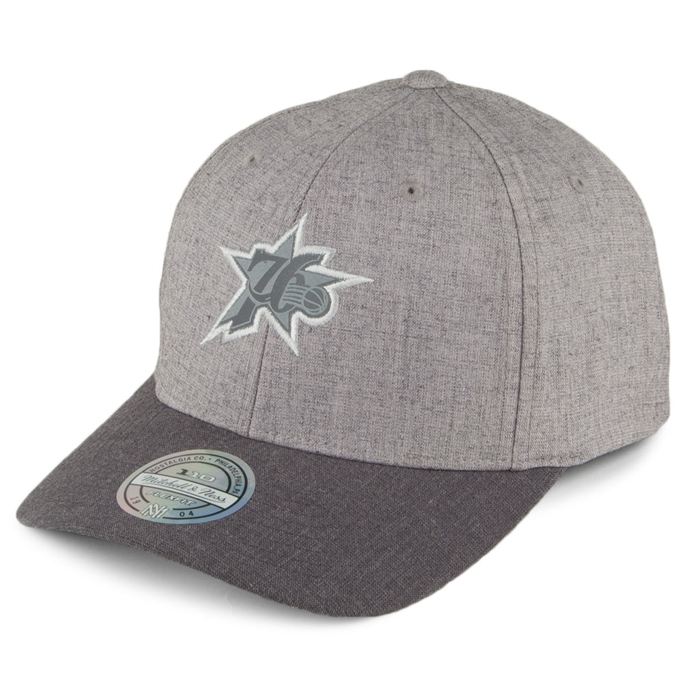 Casquette Snapback Beam 110 Philadelphia 76ers gris MITCHELL & NESS