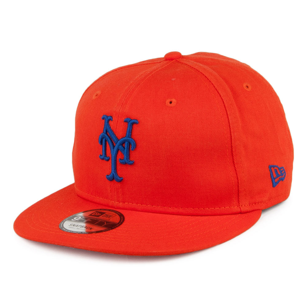 Casquette Snapback 9FIFTY Washed Team New York Mets orange NEW ERA