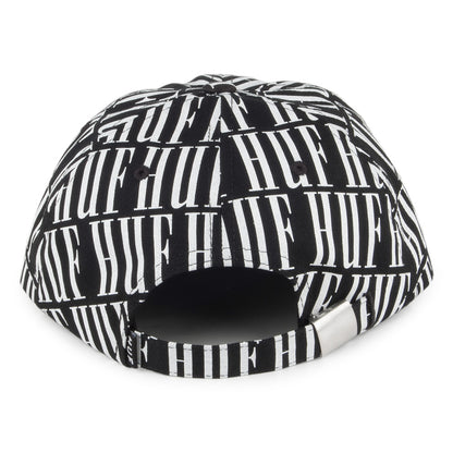 Casquette 6 Panel Night Market noir HUF
