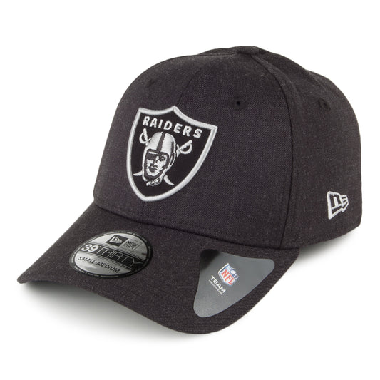 Casquette 39THIRTY Heather Essential Las Vegas Raiders noir chiné NEW ERA