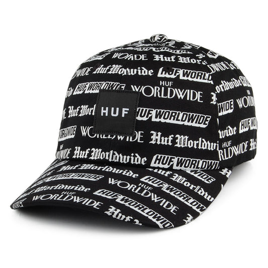 Casquette à Visière Incurvée Fake News noir HUF