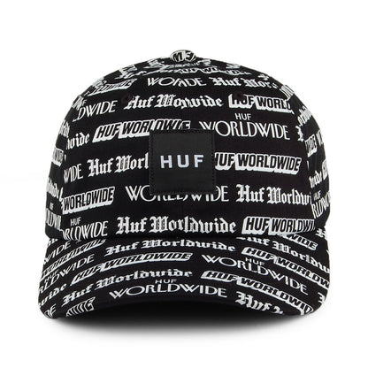 Casquette à Visière Incurvée Fake News noir HUF