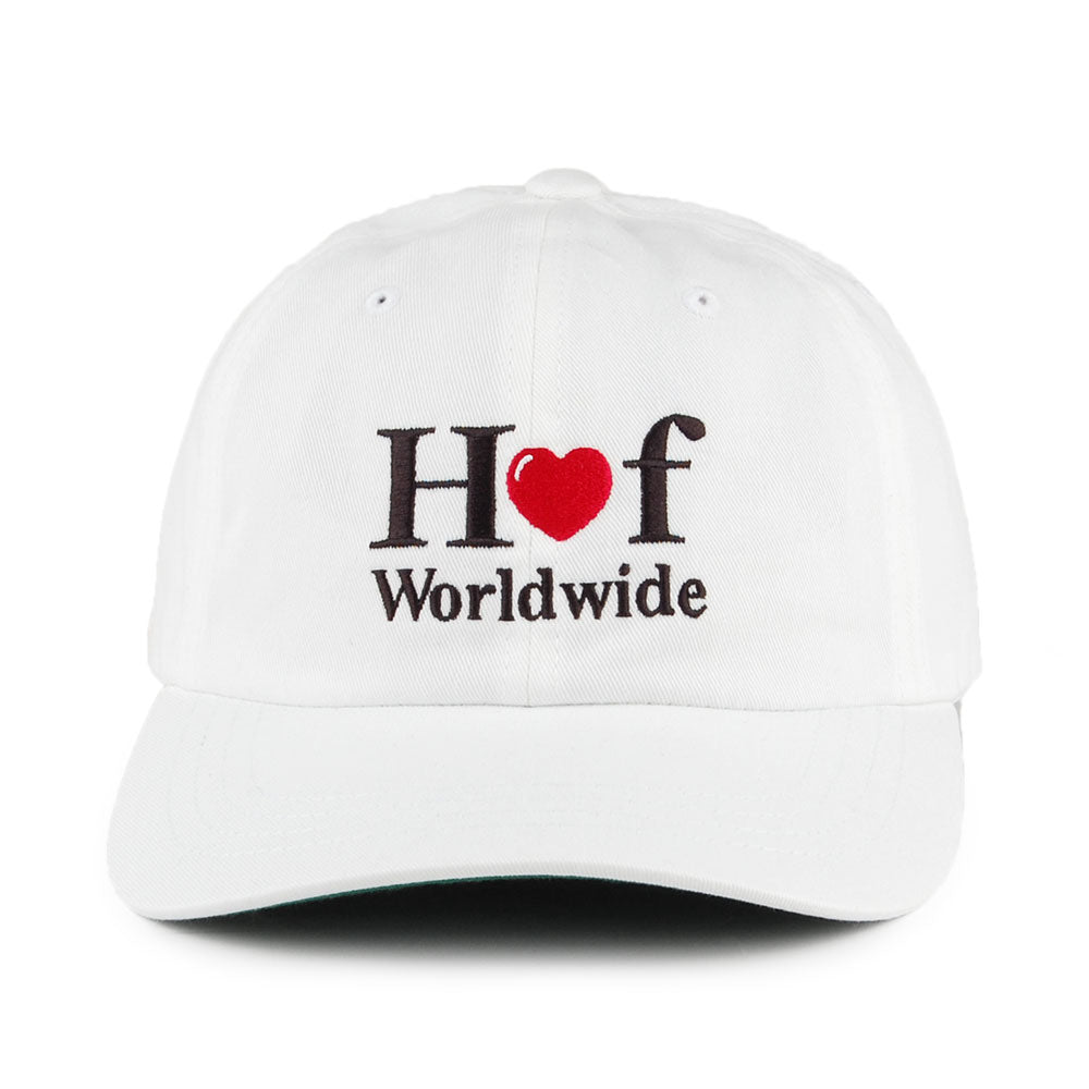 Casquette à Visière Incurvée Love blanc HUF