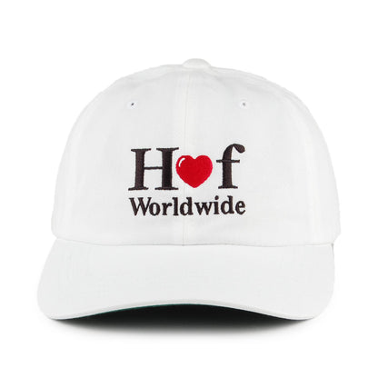Casquette à Visière Incurvée Love blanc HUF