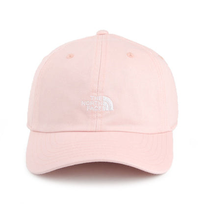 Casquette Délavé Washed Norm en Coton rose clair THE NORTH FACE