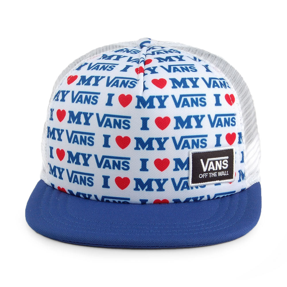 Casquette Trucker Femme I Love My Vans Beach Bound blanc-bleu VANS