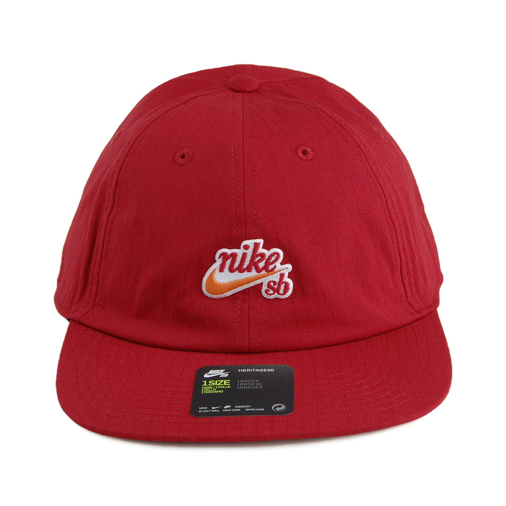 Casquette Retro Visière Plate H86 rouge NIKE SB