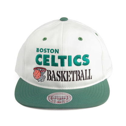 Casquette Snapback Dunk Boston Celtics blanc cassé-vert MITCHELL & NESS