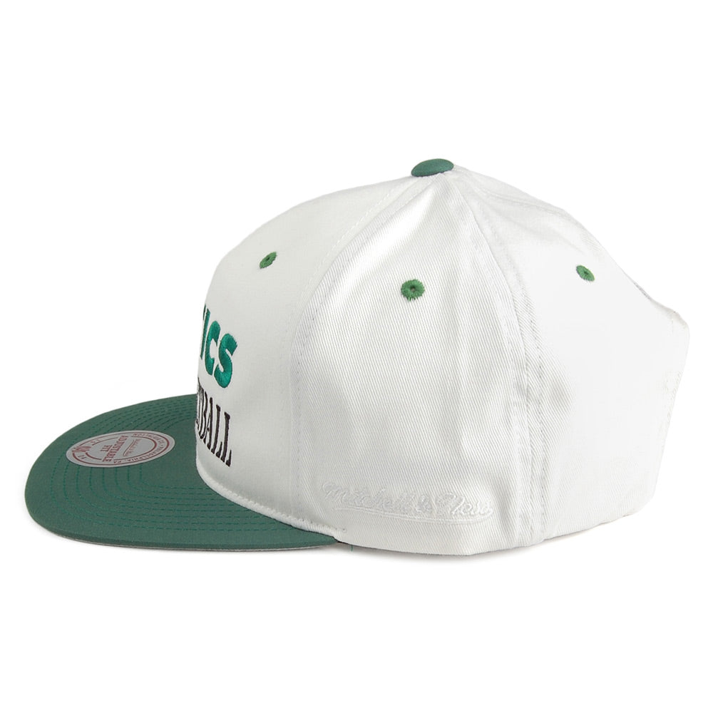 Casquette Snapback Dunk Boston Celtics blanc cassé-vert MITCHELL & NESS
