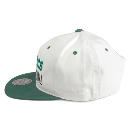 Casquette Snapback Dunk Boston Celtics blanc cassé-vert MITCHELL & NESS