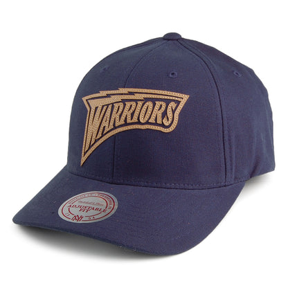 Casquette Gameplan Golden State Warriors bleu marine MITCHELL & NESS