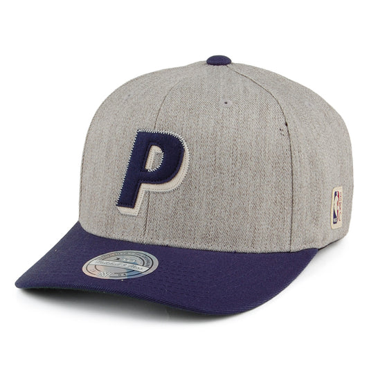 Casquette Snapback Hometown Indiana Pacers gris-bleu marine MITCHELL & NESS
