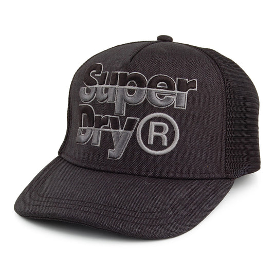 Casquette Trucker Mega Logo noir SUPERDRY