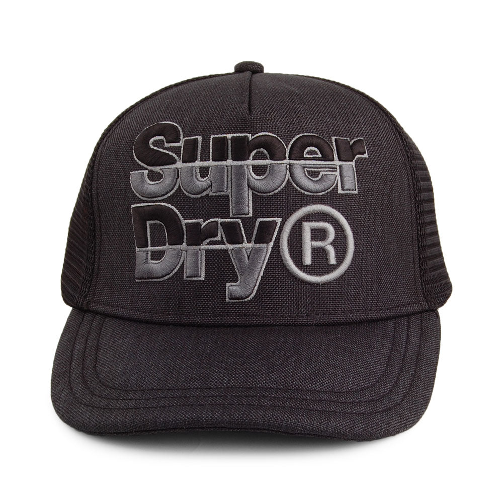 Casquette Trucker Mega Logo noir SUPERDRY