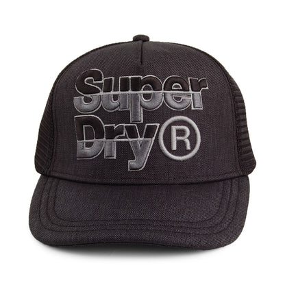Casquette Trucker Mega Logo noir SUPERDRY