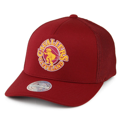 Casquette Trucker Vintage Jersey Cleveland Cavaliers bordeaux MITCHELL & NESS