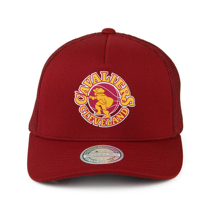 Casquette Trucker Vintage Jersey Cleveland Cavaliers bordeaux MITCHELL & NESS