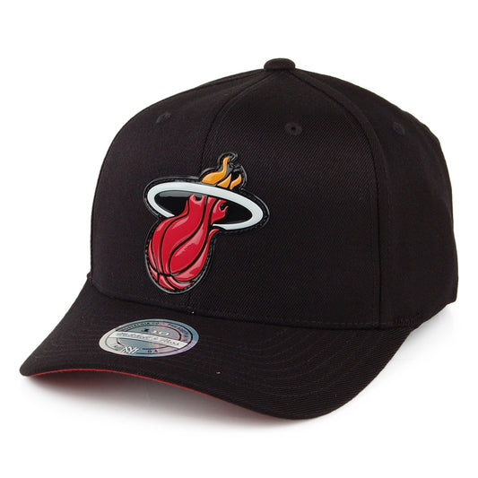 Casquette Snapback Chrome Logo Miami Heat noir MITCHELL & NESS