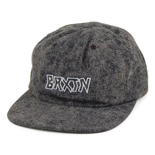 Casquette Snapback Non Structurée Simmons noir délavé BRIXTON