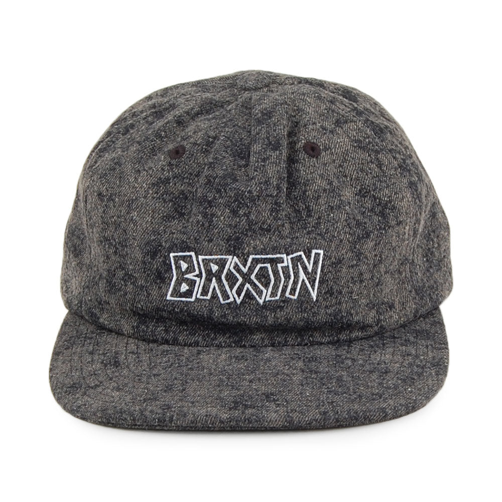 Casquette Snapback Non Structurée Simmons noir délavé BRIXTON