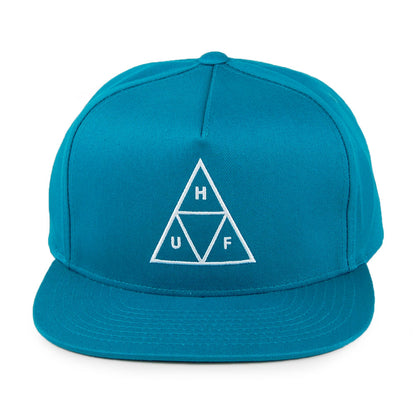 Casquette Snapback Triple Triangle bleu sarcelle HUF