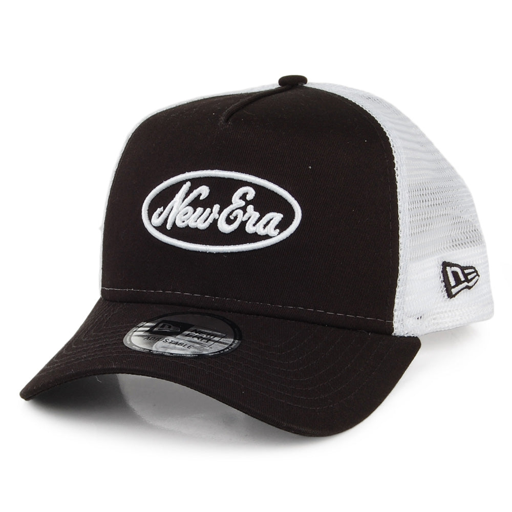 Casquette Trucker Oval Script noir NEW ERA
