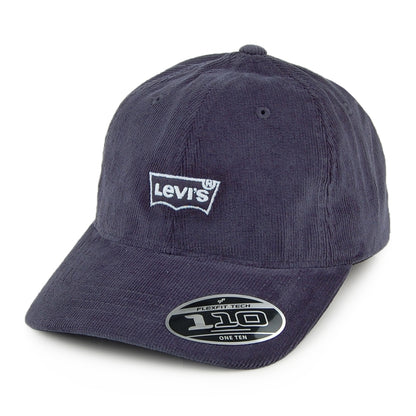Casquette Flexfit en Velours Côtelé Batwing bleu marine LEVI'S