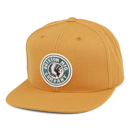 Casquette Snapback Rival moutarde BRIXTON