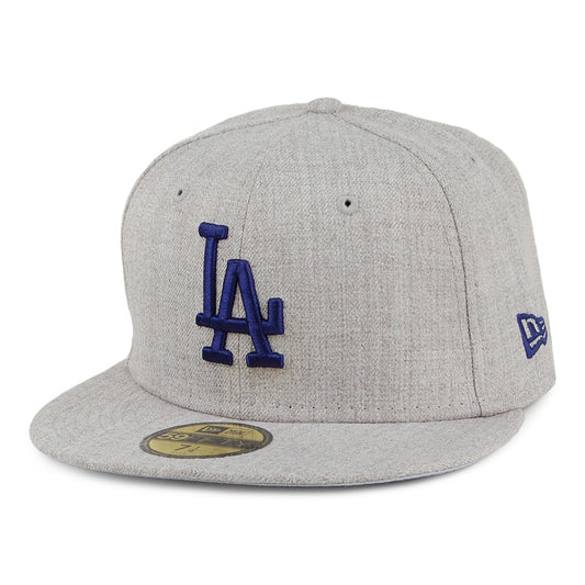 Casquette 59FIFTY MLB Heather Gray L.A. Dodgers gris chiné NEW ERA