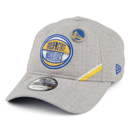Casquette 9TWENTY NBA Draft Golden State Warriors gris chiné NEW ERA