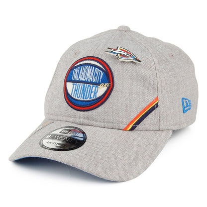 Casquette 9TWENTY NBA Draft Oklahoma City Thunder gris chiné NEW ERA